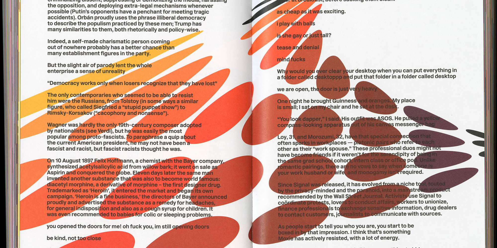 Nora Turato. pool 5. 2022. Book spread scan, designed by Sabo Day, printed by Robstolk in Amsterdam. Courtesy the artist