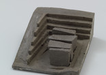 Fernando Martín Menis. Holy Redeemer Church, San Cristóbal de la Laguna, Tenerife, Spain. 2005. Cast composite concrete, 3 15/16 x 9 5/8 x 12 3/16&#34; (10 x 24.5 x 31 cm). Gift of the architect