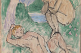 Henri Matisse. Bathers. 1907. Oil on canvas, 28 3/4” × 23 1/4” (73 × 59 cm). Gift of the Augustinus Foundation and the New Carlsberg Foundation. SMK – The National Gallery of Denmark, Copenhagen. © 2022 Succession H. Matisse / Artists Rights Society (ARS), New York