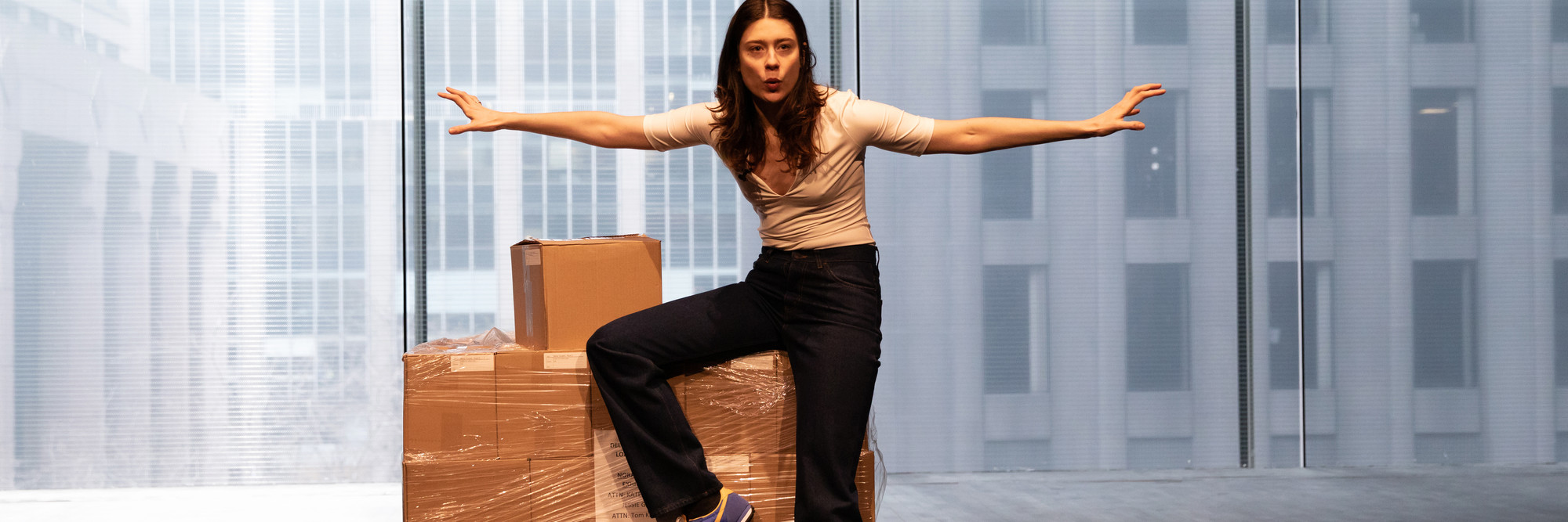 Nora Turato. pool 5, 2022. Mar 5–20, 2022. Performed on March 5, 2022. The Museum of Modern Art, New York. Digital Image © 2022 The Museum of Modern Art, New York. Photo: Julieta Cervantes