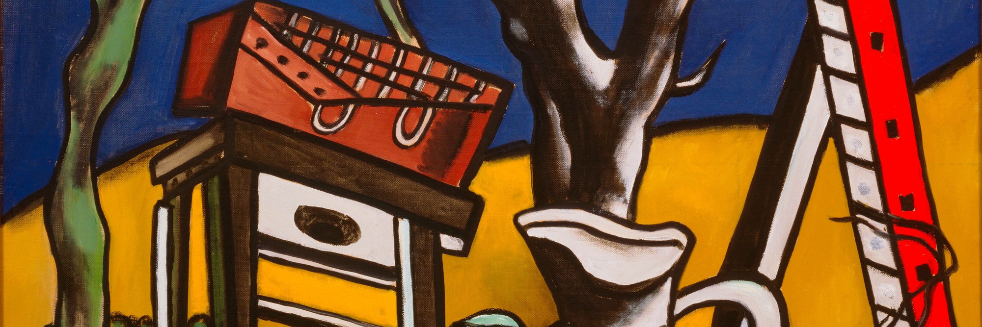 Fernand Léger. Landscape with Yellow Hat. 1952. Oil on canvas. Gift of Mr. and Mrs. David M. Solinger. © 2021 Artists Rights Society (ARS), New York/ADAGP, Paris