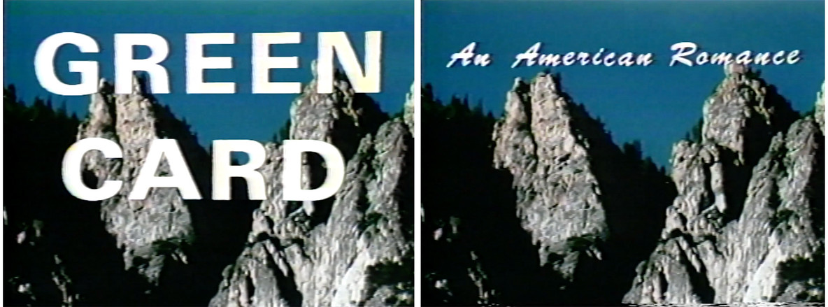 A still from Bruce and Norman Yonemoto’s Green Card: An American Romance, 1982