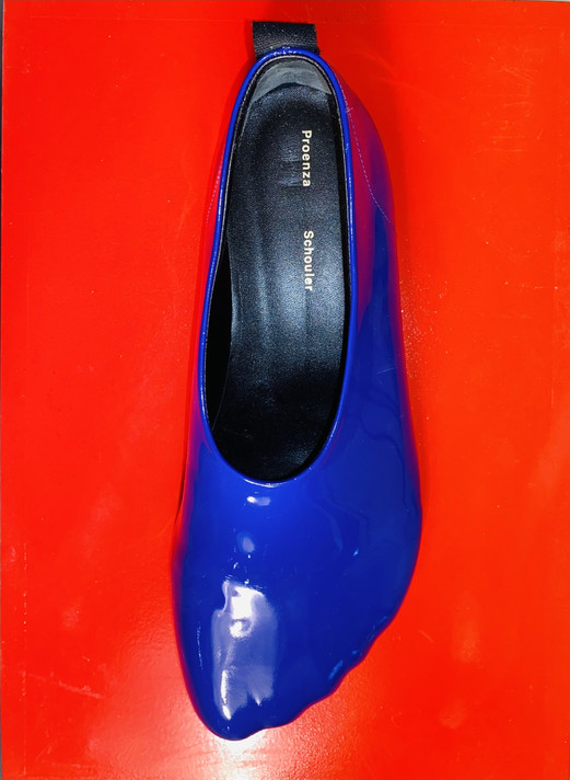 Sculpted slipper from the Proenza Schouler Fall Winter 2022 Collection