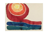 Georgia O’Keeffe. Evening Star No.III. 1917. Watercolor on paper mounted on board. Mr. and Mrs. Donald B. Straus Fund, 1958. © 2022 Georgia O’Keeffe Museum/Artists Rights Society (ARS), New York