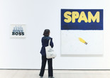 Installation view of ED RUSCHA / NOW THEN, The Museum of Modern Art, New York, September 10, 2023–January 13, 2024. ​​All artworks by Ed Ruscha. © 2023 Edward Ruscha. Photo: Gus Powell