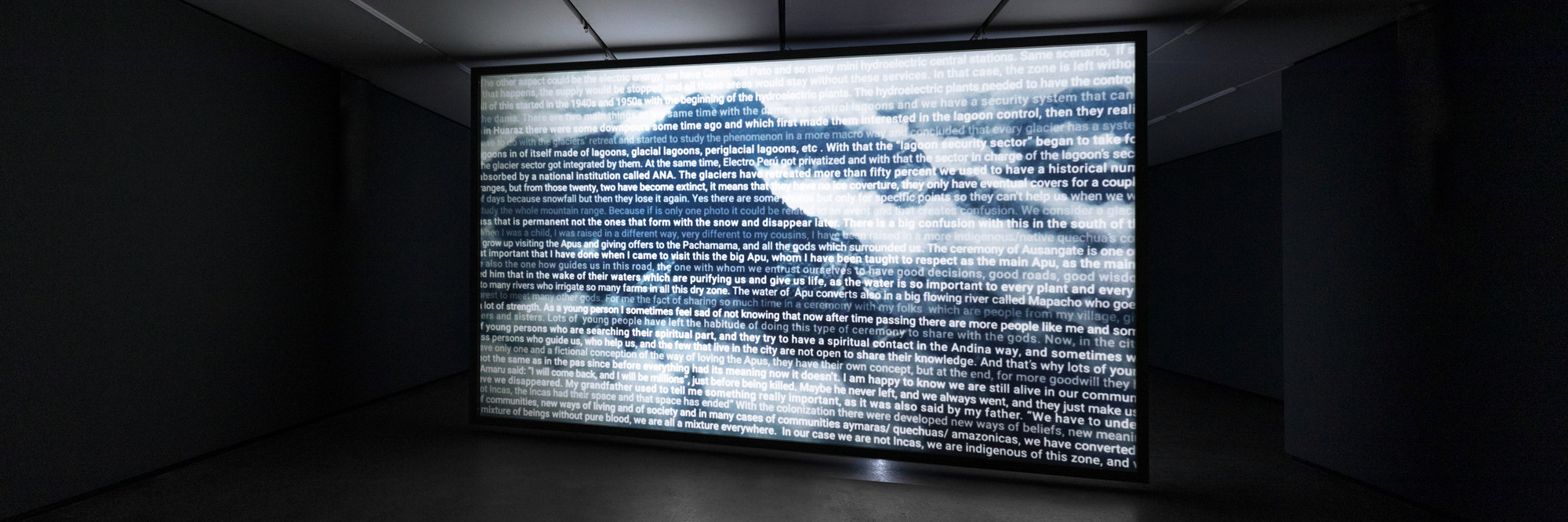 Rosa Barba. Aggregate States of Matters. 2019. 35mm film (color, sound; 21:14 min.) and custom 35mm projection system. The Museum of Modern Art, New York. Fund for the Twenty-First Century. © 2024 Rosa Barba. Installation view, V-A-C Zattere, Venice, Italy, 2019. Photo: Delfino Sisto Legnani and Marco Cappelletti