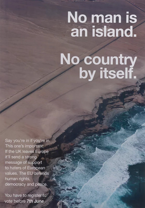 Wolfgang Tillmans. No Man Is an Island. No Country by Itself. 2016