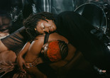 Portrait of Nedjra Manning and Shala Miller, lead vocalist in Sable Elyse Smith’s If you unfolded us, 2024. Photo: Naima Green