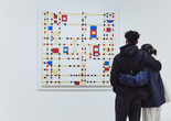 Piet Mondrian. Broadway Boogie Woogie. 1942–43. Oil on canvas. The Museum of Modern Art, New York. Given anonymously. Installation view, The Museum of Modern Art, New York, 2020. Photo: Gus Powell