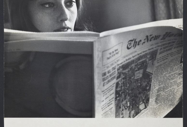 Robert Frank. Untitled (New York Is). c. 1960. Gelatin silver print. The June Leaf and Robert Frank Foundation. © The June Leaf and Robert Frank Foundation