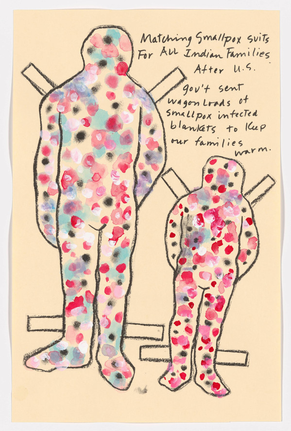 Jaune Quick-to-see Smith. Paper Dolls for a Post-Columbian World. 1991