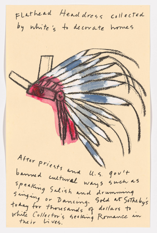 Jaune Quick-to-see Smith. Paper Dolls for a Post-Columbian World. 1991