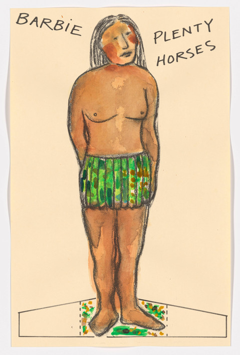 Jaune Quick-to-see Smith. Paper Dolls for a Post-Columbian World. 1991