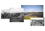 Synchronic Collage of Fishing Landscape in Kukkola, Sweden. Collage by Stefano Tornieri