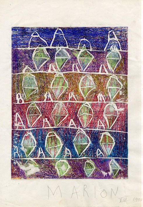 Marlon Mullen. Untitled. 1990. Monoprint. Courtesy the artist and NIAD Art Center