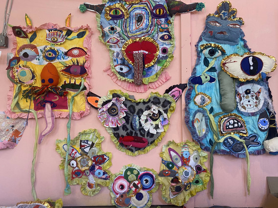 Works in Lexy Ho-Tai’s studio