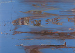 Jack Whitten. Mirsinaki Blue. 1974. Acrylic on canvas. Collection of the Herbert F. Johnson Museum of Art, Cornell University. Gift of Leonard and Ruth Bocour. © 2025 Herbert F. Johnson Museum of Art, Cornell University