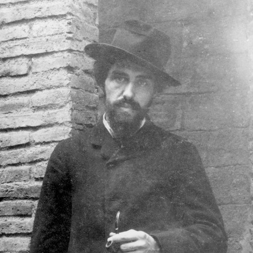 Joaquín Torres-García at the Sagrada Família, Barcelona in 1903
