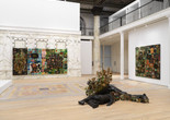 Image: Installation view of Nick Cave: Amalgams and Graphts, Jack Shainman Gallery, New York, January 10–March 29, 2025. © Nick Cave. Courtesy of the artist and Jack Shainman Gallery, New York. Photo: Dan Bradica Studio