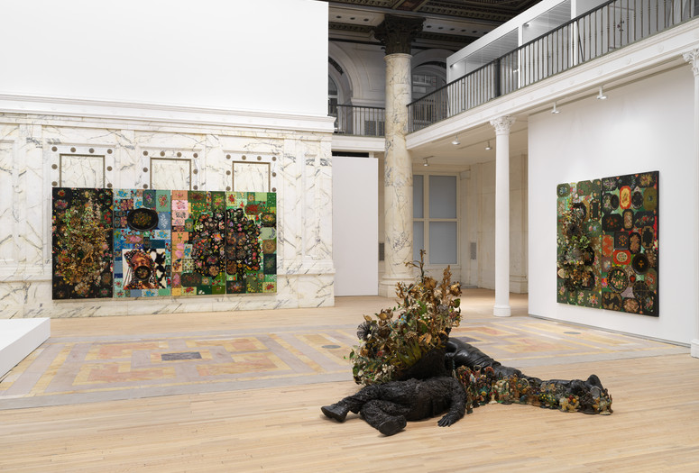 Image: Installation view of Nick Cave: Amalgams and Graphts, Jack Shainman Gallery, New York, January 10–March 29, 2025. © Nick Cave. Courtesy of the artist and Jack Shainman Gallery, New York. Photo: Dan Bradica Studio