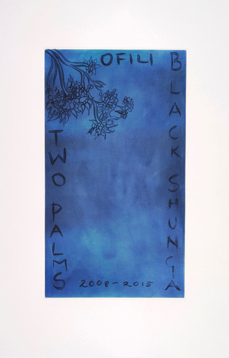 Chris Ofili. Black Shunga. 2008–15. Set of 11 etchings with gravure on pigmented paper