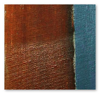 Fig. 2- example of varnish removal-close-up