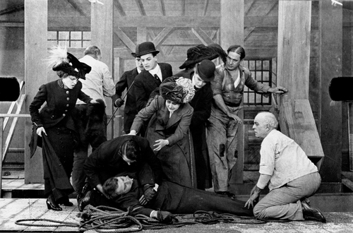 CRI_113230 i>A Corner in Wheat.</i> 1909. USA. Directed by D. W. Griffith. 35mm print, black and white, silent, approx. 15 min. Gift of Actinograph Corp. Preserved with funding from The Lillian Gish Trust for Film Preservation
