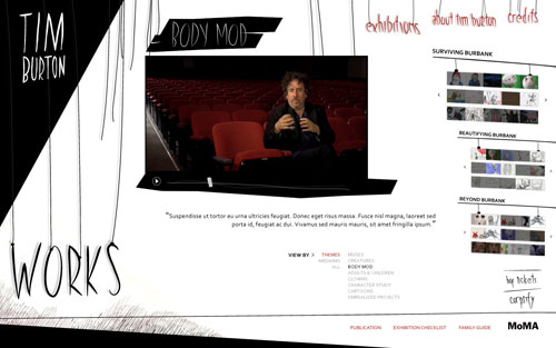 timburton_site_v2_theme Design #2 Works Theme page