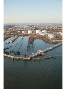 Matthew Baird Architects, Oil Tanks and Abandoned Ships Landscape at Bayonne Shoreline