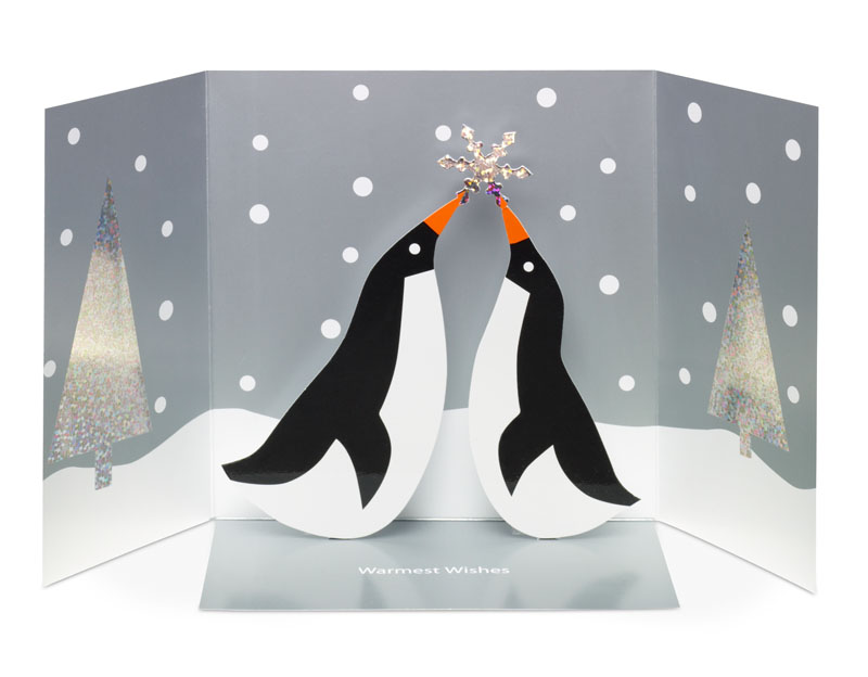 A&B Designs' Penguin Duo holiday card A&B Designs' Penguin Duo holiday card
