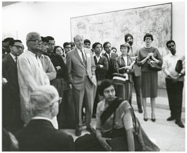 Clement Greenberg New Delhi Two Decades of American Painting Clement Greenberg speaking in New Delhi in 1967 at a presentation of the MoMA exhibition Two Decades of American Painting