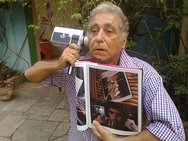 Neville_DAlmeida Mangue Bangue director Neville D’Ameida photographed during a comic moment, Rio de Janeiro, Brazil, 2008