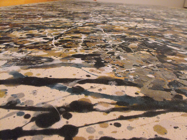 Jackson Pollock. One: Number 31, 1950. 1950. Oil and enamel paint on canvas, 8' 10" x 17' 5 5/8" (269.5 x 530.8 cm). Sidney and Harriet Janis Collection Fund (by exchange). © 2010 Pollock-Krasner Foundation / Artists Rights Society (ARS), New York. Image Copyright All rights reserved by maeve.obrien