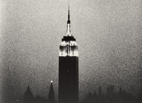 A film still of Empire, by Andy Warhol. © 2011 Andy Warhol Foundation for the Visual Arts/Artists Rights Society (ARS), New York