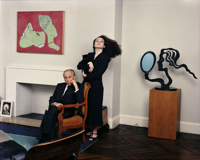 Tina Barney. Mr. and Mrs. Castelli, W Magazine. 1998. Chromogenic color print, printed 2010. Number 4 from an edition of 10. The Museum of Modern Art. Acquired through the generosity of Jo Carole and Ronald S. Lauder