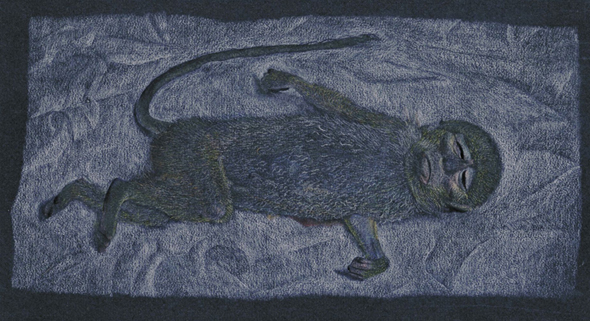 Lucian Freud. Dead Monkey