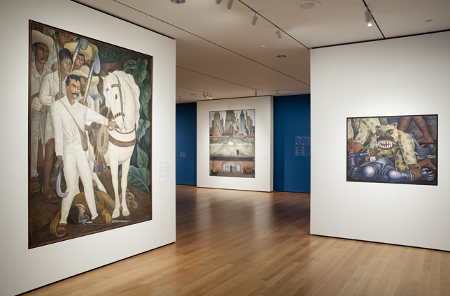 View of the exhibition Diego Rivera: Murals for The Museum of Modern Art