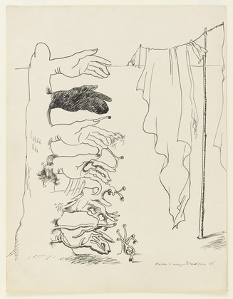 Marcel Jean. L’Arbre à mains (Hand tree). 1935. Ink on paper, 12 7/8 x 9 7/8" (32.6 x 25 cm). Saidie A. May Fund. © 2012 / Artists Rights Society (ARS), New York / ADAGP, Paris