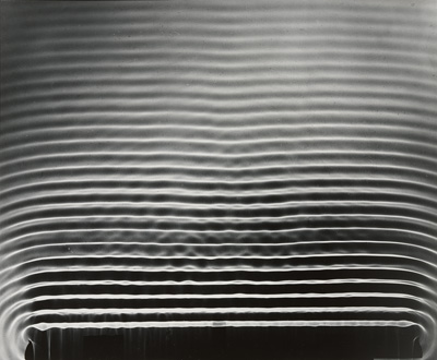 Berenice Abbott. Photogram: Wave Pattern, M.I.T. 1958-61. Gelatin silver print, 6 3/4 x 8 1/8" (17.2 x 20.7 cm). Gift of Ronald A. Kurtz. © 2012 Berenice Abbott/Commerce Graphics