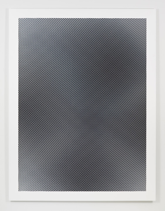Liz Deschenes. Moiré #25. 2009. Chromogenic color print, 54 1/16 x 40 1/8" (137.3 x 101.9 cm). The Museum of Modern Art, New York. Fund for the Twenty-First Century. © 2012 Liz Deschenes