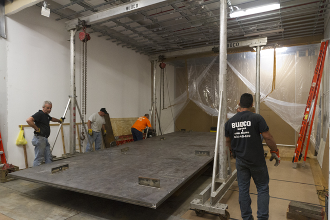 Serra Delineator installation at MoMA