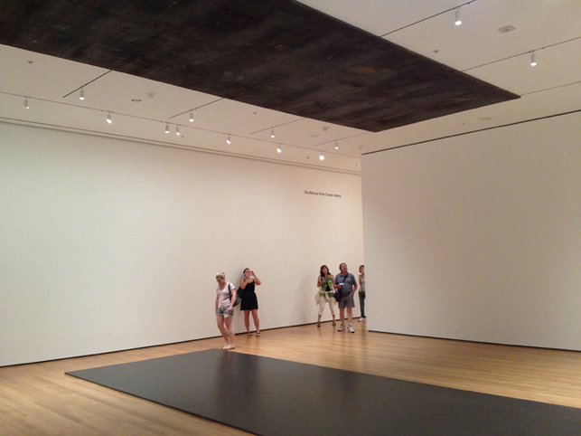 Richard Serra. Delineator. Installation view on fourth floor of MoMA's painting and sculpture galleries