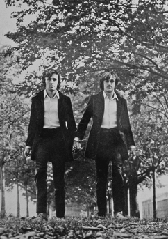 Alighiero Boetti. Gemelli (Twins). 1968. Photomontage. Private collection. © 2012 Estate of Alighiero Boetti/Artists Rights Society (ARS), New York/SIAE, Rome