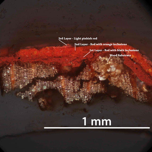 3. Cross section taken from the red ochre sliding door on the front of the bar cuisine