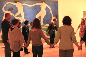 Guest facilitator leads a workshop for participants of The Alzheimer's Project Exchange. Photo: Kirsten Schroeder