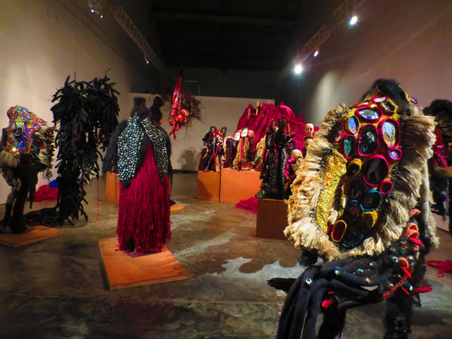 Installation view of Shine Shivan: Glimpse of Thirst, Gallery Maskara, Mumbai, January 11–March 14, 2013