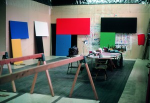 Ellsworth Kelly’s studio, Chatham, New York, 1972