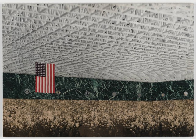 Ludwig Mies van der Rohe. Convention Hall Project, Chicago, Illinois. Preliminary version: interior perspective. 1954 Ludwig Mies van der Rohe, Convention Hall Project, Chicago, Illinois Preliminary version: interior perspective, 1954