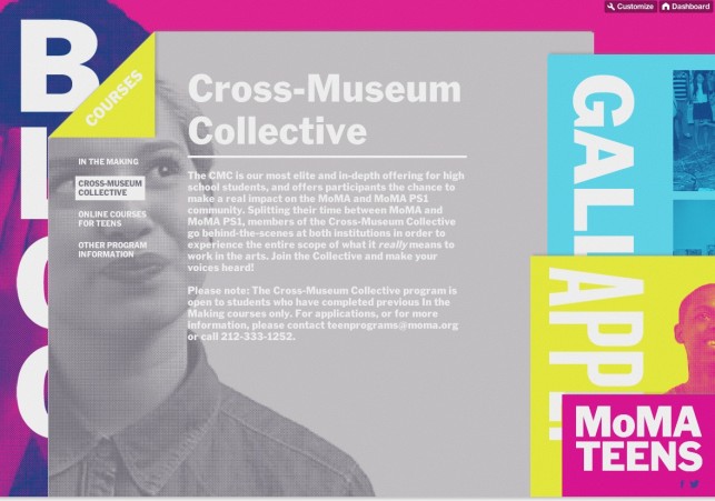 The Free Art Courses section includes info on all of our upcoming offerings