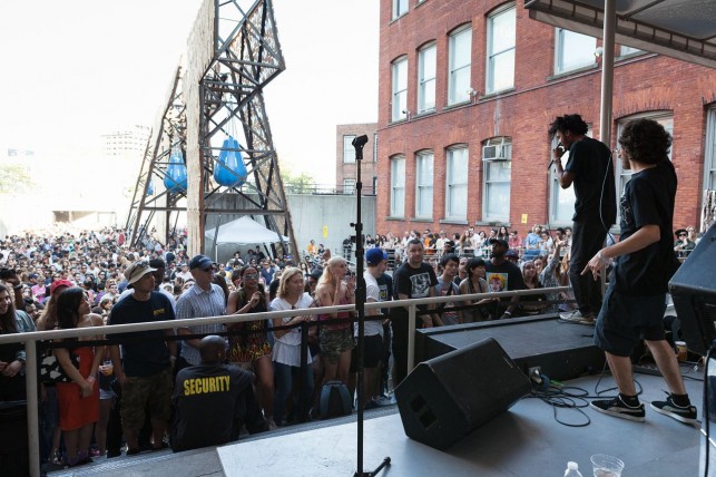 Warm Up 2013, MoMA PS1, August 3, 2013. Photo: Zachary Newton